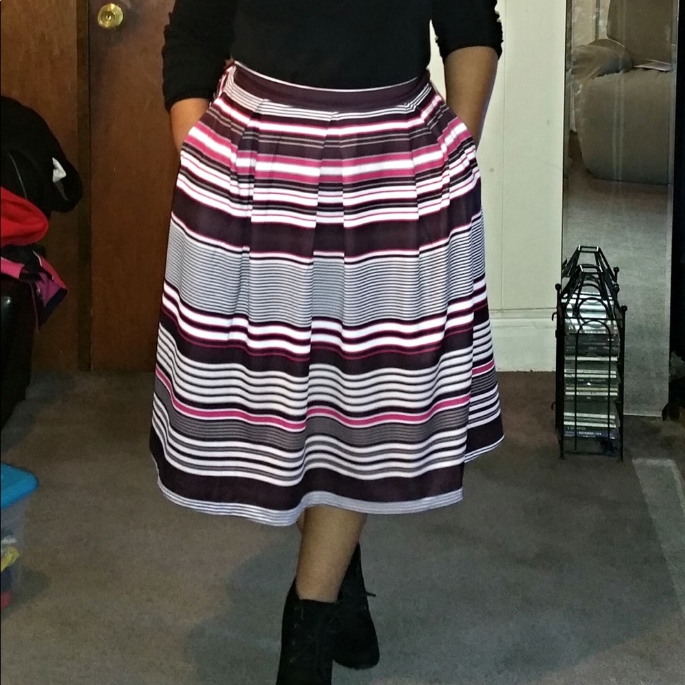 Striped skirt